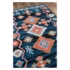 2'x3' Shapes Tufted Accent Rug Navy - Momeni