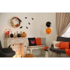 16"x16" Halloween Cats Square Throw Pillow - E By Design 15 16"x16" Halloween Cats Square Throw Pillow - E By Design -Home Textiles Store GUEST a2825eab 4df8 4ef1 9042 68cdfbe28331