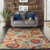 Nourison Aloha Floral Textured Outdoor Area Rug -Home Textiles Store GUEST a453d665 fa4f 4d55 b259 83a2afffe08b