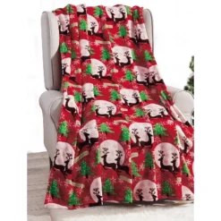 Noble House Christmas Festive And Cheery Holiday Super Soft Ultra Comfy Microplush Throw Blanket 50"x60" -Home Textiles Store GUEST a746a831 a2a1 4c6f b3ae 963610188fcd
