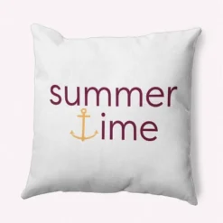 16"x16" Summer Time Anchored Beach Square Throw Pillow - E By Design 15 16"x16" Summer Time Anchored Beach Square Throw Pillow - E By Design -Home Textiles Store GUEST a96ea75d 3923 4aa7 a820 164c43b0d1f2