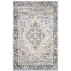 Marcel Vintage Traditional Medallion Area Rug Blue/Gold - Captiv8e Designs 23 Marcel Vintage Traditional Medallion Area Rug Blue/Gold - Captiv8e Designs -Home Textiles Store GUEST aa173cc5 ded0 40e6 b1fe a5c1859853d0