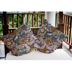 16"x16" Flower Melange Square Throw Pillow Blue/Yellow - E By Design: Bohemian Indoor Decor, Polyester 7 16"x16" Flower Melange Square Throw Pillow Blue/Yellow - E By Design: Bohemian Indoor Decor, Polyester -Home Textiles Store GUEST ab3e38ef 285d 42b4 8534 647e1e205f6b