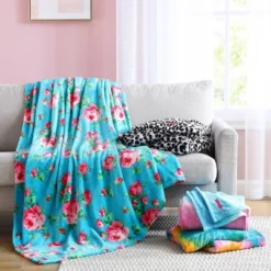 50"x70" Tie Dye Love Reversible Throw Blanket - Betseyville -Home Textiles Store GUEST ab90482f bb88 4708 ab7a e86bfe7173de
