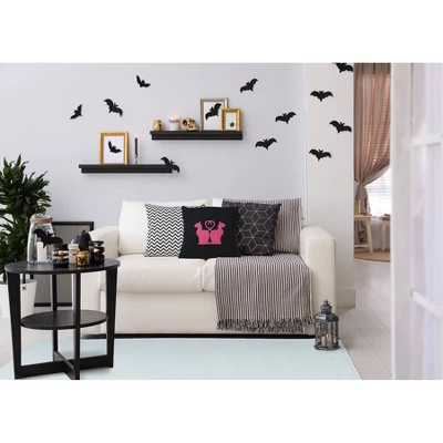 16"x16" Halloween Cats Square Throw Pillow - E By Design 5 16"x16" Halloween Cats Square Throw Pillow - E By Design - Image 3