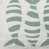 16"x16" Puzzle Fish Square Throw Pillow Sage Green/White - E By Design 1 16"x16" Puzzle Fish Square Throw Pillow Sage Green/White - E By Design -Home Textiles Store GUEST ae02c34d 7369 4cb1 9d8a 7206c7430d14