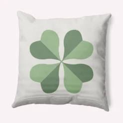 16"x16" Lucky Clover St. Patrick's Day Square Throw Pillow - E By Design 21 16"x16" Lucky Clover St. Patrick's Day Square Throw Pillow - E By Design -Home Textiles Store GUEST ae9cd306 08b0 42df ac1e a2e845806872