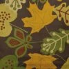 16"x16" Fall Leaves Square Throw Pillow Green - E By Design -Home Textiles Store GUEST b068f6d3 d67f 49e9 9e7a a0de5a1a0243