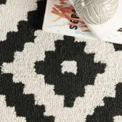 NuLOOM Kellee Hand Tufted Geometric Wool Area Rug -Home Textiles Store GUEST b06f88ac 20a9 4ad3 818f 92238166071f