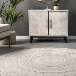 NuLOOM Kyla Handmade Braided Farmhouse Round Area Rug -Home Textiles Store GUEST b0b1394e d5b3 483d 813d 5958d37d2001