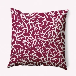 16"x16" Seaweed Beach Square Throw Pillow - E By Design -Home Textiles Store GUEST b12894c2 5ed8 4fbe b227 fb2229176195