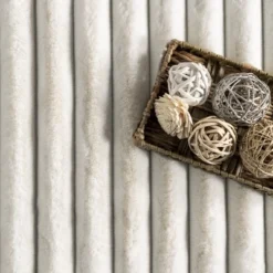 NuLOOM Kai Stripe Faux Rabbit Machine Washable Area Rug -Home Textiles Store GUEST b29d8dc5 b8c0 40ae a46d f9f8c0042eed