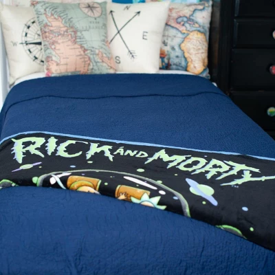 Franco Manufacturing Co Rick And Morty Fresh Start Fleece Throw Blanket 45 X 60 Inches 7 Franco Manufacturing Co Rick And Morty Fresh Start Fleece Throw Blanket 45 X 60 Inches - Image 5