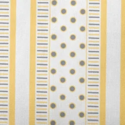 18"x18" Comb Dot Square Throw Pillow Yellow - E By Design: Modern Indoor Polyester Decor