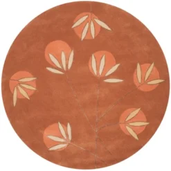 Telford Floral Tufted Rug Orange - Safavieh -Home Textiles Store GUEST b5d3b341 8c3e 41e1 ac34 fdc58062904a
