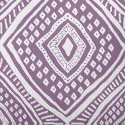 18"x18" L'il Diamond Jill Square Throw Pillow Purple - E By Design: Modern Indoor Decorative Cushion