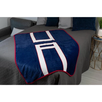 Just Funky My Hero Academia U.A. Academy Letters Fleece Throw Blanket | 60 X 45 Inches 7 Just Funky My Hero Academia U.A. Academy Letters Fleece Throw Blanket | 60 X 45 Inches - Image 5