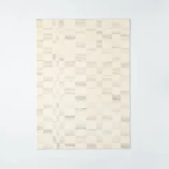 Irregular Checkerboard Tufted Rug Cream - Threshold™ Designed With Studio McGee -Home Textiles Store GUEST b8cc5660 37ab 492b a317 82a9c1af99a8