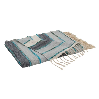 Saro Lifestyle Striped Design Throw 4 Saro Lifestyle Striped Design Throw - Image 2