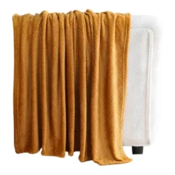 Kate Aurora Ultra Soft & Plush Hypoallergenic Boston Geo Accent Fleece Throw Blanket - 50" X 60" -Home Textiles Store GUEST be12138d 627c 4877 be28 6b435e963057