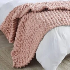 50"x60" Chenille Chunky Knit Throw Blanket - Madison Park -Home Textiles Store GUEST c07baae8 2c6e 424a bc4c b6e94ae1bcf6