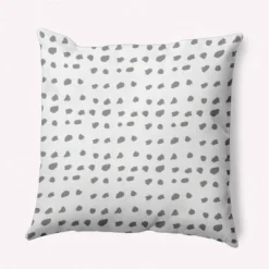 E By Design 16"x16" Dot Of Spots Square Throw Pillow: Nantucket Collection, Indoor Accent, Polyester Fill -Home Textiles Store GUEST c25e7671 2fbd 452b ac4d 035b4a83a92d