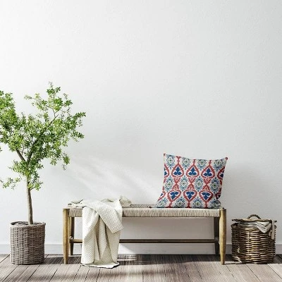 16"x16" Bombay Square Throw Pillow - E By Design 4 16"x16" Bombay Square Throw Pillow - E By Design - Image 2