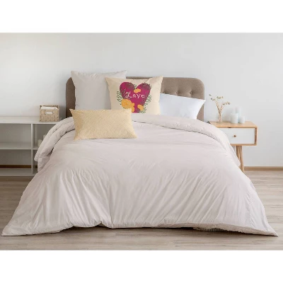 16"x16" Valentine's Day Love And Roses Square Throw Pillow Pink - E By Design: Indoor Decorative, Polyester 5 16"x16" Valentine's Day Love And Roses Square Throw Pillow Pink - E By Design: Indoor Decorative, Polyester - Image 3