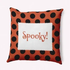 16"x16" Halloween 'Spooky' Dots Square Throw Pillow - E By Design 20 16"x16" Halloween 'Spooky' Dots Square Throw Pillow - E By Design -Home Textiles Store GUEST c71a7ffc 7de7 42eb 95d4 94c80a464937