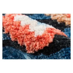 2'x3' Shapes Tufted Accent Rug Navy - Momeni -Home Textiles Store GUEST c7503ebf 3c2e 4303 8f4b 4ebb37325a54