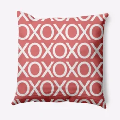 16"x16" Hugs And Kisses Valentines Square Throw Pillow - E By Design 8 16"x16" Hugs And Kisses Valentines Square Throw Pillow - E By Design -Home Textiles Store GUEST c82213cb 558b 4282 a503 4077a75b7308