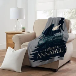 Warner Bros. The Conjuring Evil Presence Micro Raschel Throw Blanket 46×60 Inches