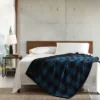 50"x60" Cabin Plaid Reversible Throw Blanket Blue - Eddie Bauer -Home Textiles Store GUEST c9e44849 fe0b 46e8 aa71 0d25ba511e1e