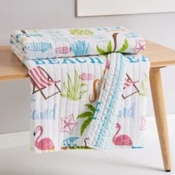 Beach Days Throw - One Quilted Throw - Levtex Home