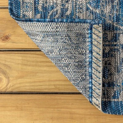 Palazzo Vine And Border Textured Weave Indoor/Outdoor Area Rug - JONATHAN Y 8 Palazzo Vine And Border Textured Weave Indoor/Outdoor Area Rug - JONATHAN Y - Image 6