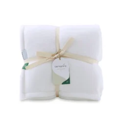 50"x60" 300 Recycled Velvetloft Throw Blanket True White - Berkshire Blanket & Home Co.