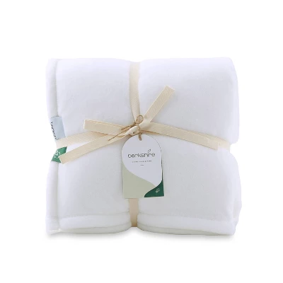 50"x60" 300 Recycled Velvetloft Throw Blanket True White - Berkshire Blanket & Home Co. 3 50"x60" 300 Recycled Velvetloft Throw Blanket True White - Berkshire Blanket & Home Co.