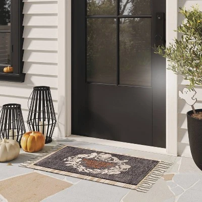 1'8"x2'10" Washable 'Home Sweet Haunted Home' Accent Rug - Threshold™ 3 1'8"x2'10" Washable 'Home Sweet Haunted Home' Accent Rug - Threshold™