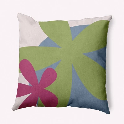 16"x16" Bold Flowers Square Throw Pillow - E By Design 6 16"x16" Bold Flowers Square Throw Pillow - E By Design - Image 4
