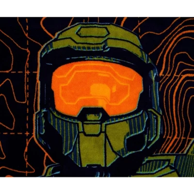 Silver Buffalo Halo UNSC Master Chief Micro Plush Fleece Throw Blanket | 50 X 60 Inches 4 Silver Buffalo Halo UNSC Master Chief Micro Plush Fleece Throw Blanket | 50 X 60 Inches - Image 2