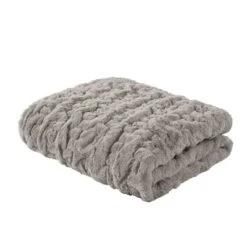 50"x60" Ruched Faux Fur Throw Blanket - Madison Park 27 50"x60" Ruched Faux Fur Throw Blanket - Madison Park -Home Textiles Store GUEST cfd705c4 b44e 4572 8a29 5da8b00c6052