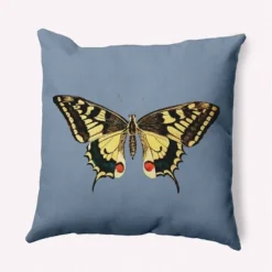 16"x16" Butterfly Square Throw Pillow - E By Design 15 16"x16" Butterfly Square Throw Pillow - E By Design -Home Textiles Store GUEST cfecfdde ef82 456c 9c44 79d81911957a