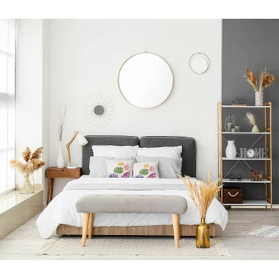 16"x16" Brambles Square Throw Pillow - E By Design: Indoor Floral Accent, Polyester Fill 5 16"x16" Brambles Square Throw Pillow - E By Design: Indoor Floral Accent, Polyester Fill - Image 3