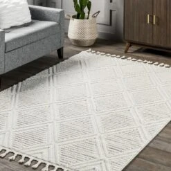 Arvin Olano X RugsUSA - Balboa Textured Tile Area Rug -Home Textiles Store GUEST d4d601e9 4942 41af a787 cea33e7d589b