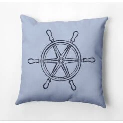 16"x16" Ship Wheel Nautical Square Throw Pillow - E By Design 8 16"x16" Ship Wheel Nautical Square Throw Pillow - E By Design -Home Textiles Store GUEST d51a2457 b90a 48f4 bb1f 8dafbcb2a71c