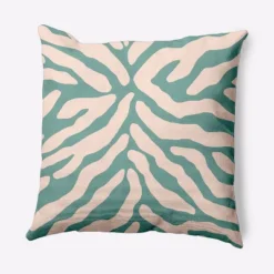 16"x16" Animal Striped Square Throw Pillow - E By Design -Home Textiles Store GUEST d5606aeb 9a8d 4ef5 9920 dea3cddd8d5b