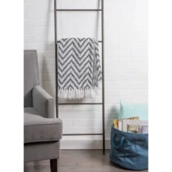 50"x60" Large Chevron Handloom Throw Blanket - Design Imports -Home Textiles Store GUEST d5aa5377 728a 49cd 92ab 342cdd1b8ff0