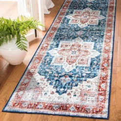 World Rug Gallery Distressed Traditional Machine Washable Area Rug