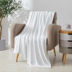 Kate Aurora Ultra Plush Contemporary Geometric Hypoellergenic Accent Throw Blanket - 50 In. W X 60 In. L -Home Textiles Store GUEST d7eb4a49 44e3 472e bd21 6d0c04a4d656