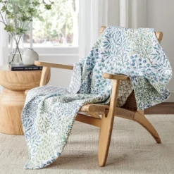 English Forest Quilted Throw - Levtex Home -Home Textiles Store GUEST d9a65c2c 4767 4dc4 8cae a2dd43321ae3
